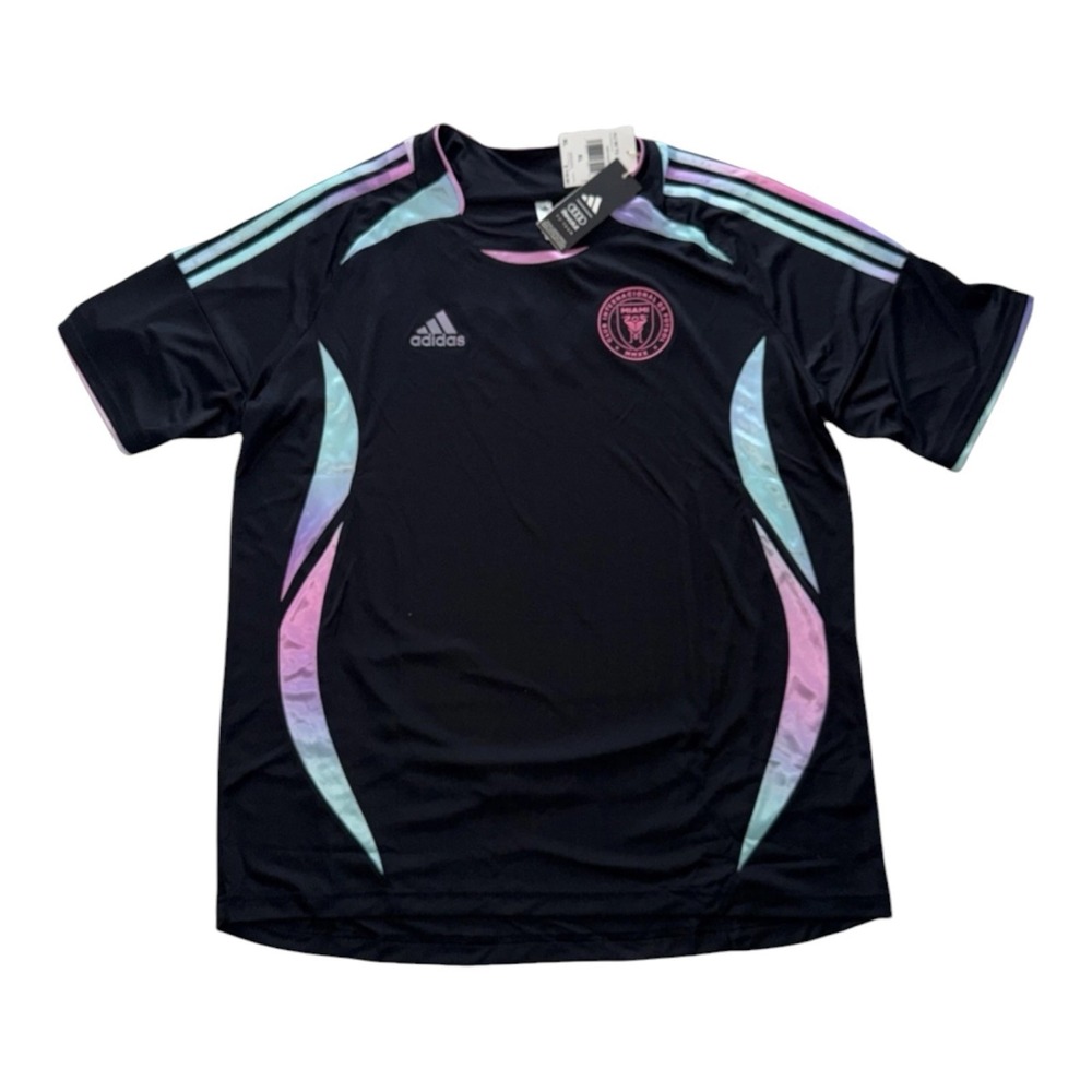 Adidas Inter Miami X Audi F1 Team Jersey Black Multicolor KW4783 Men Sz Medium
